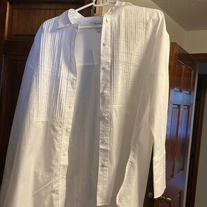 Madewell oversized tuxedo shirt
